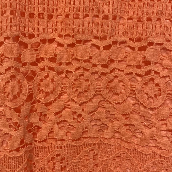 CATO Women’sShort Sleeve  Lace / Patchwork look Top |Size 18/20W - Picture 4 of 7